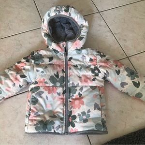 North face moosebud toddler reversible jacket size 2 toddler